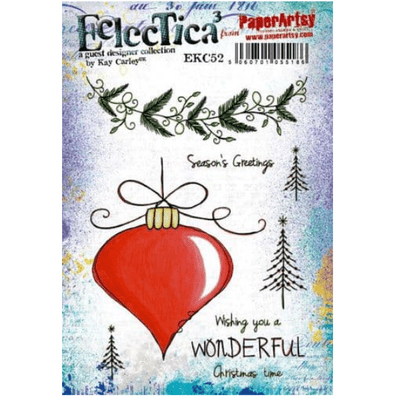 PaperArtsy Eclectica E³ Mounted Rubber Stamp Set - Kay Carley 52 - EKC52