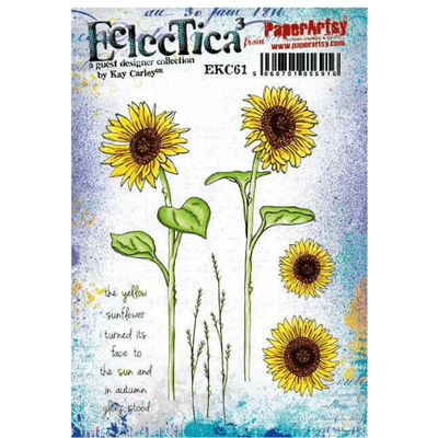 PaperArtsy Eclectica E³ Mounted Rubber Stamp Set - Kay Carley 61 - EKC61