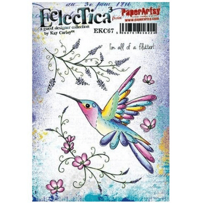 PaperArtsy Eclectica E³ Mounted Rubber Stamp Set - Kay Carley 67 - EKC67