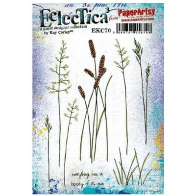 PaperArtsy Eclectica E³ Mounted Rubber Stamp Set - Kay Carley 70 - EKC70