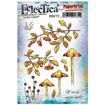 PaperArtsy Eclectica E³ Mounted Rubber Stamp Set - Kay Carley 71 - EKC71