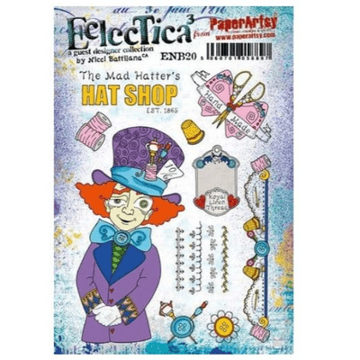 PaperArtsy Eclectica E³ Mounted Rubber Stamp Set - Nicci Battilana 20 - ENB20