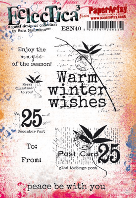 PaperArtsy Eclectica E³ Mounted Rubber Stamp Set - Sara Naumann 40 - ESN40