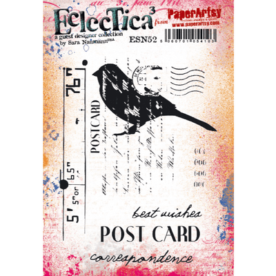 PaperArtsy Eclectica E³ Mounted Rubber Stamp Set - Sara Naumann 52 - ESN52