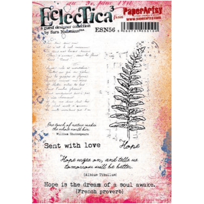 PaperArtsy Eclectica E³ Mounted Rubber Stamp Set - Sara Naumann 56 - ESN56