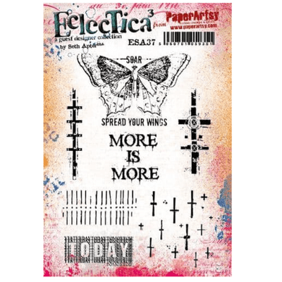 PaperArtsy Eclectica E³ Seth Apter 37 Mounted Rubber Stamp Set - ESA37