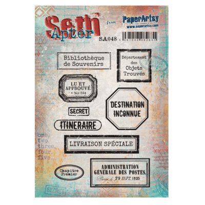 PaperArtsy Eclectica Seth Apter 48 Mounted Rubber Stamp Set - SA048 was ESA48