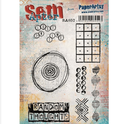 PaperArtsy Eclectica Seth Apter 52 Mounted Rubber Stamp Set - SA052