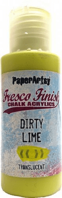 Paperartsy Fresco Finish Chalk Paint - Dirty Lime {Tracy Scott}