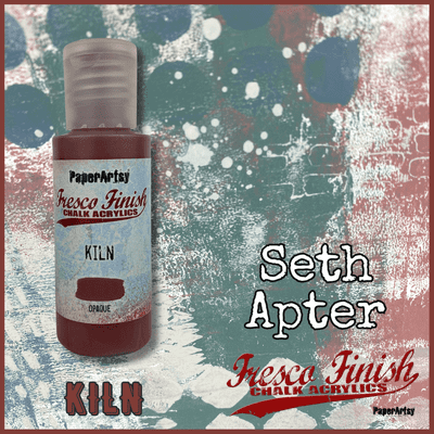 Paperartsy Fresco Finish Chalk Paint - Kiln {Seth Apter}