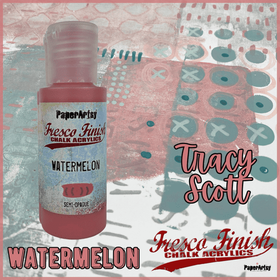 Paperartsy Fresco Finish Chalk Paint - Watermelon {Tracy Scott}