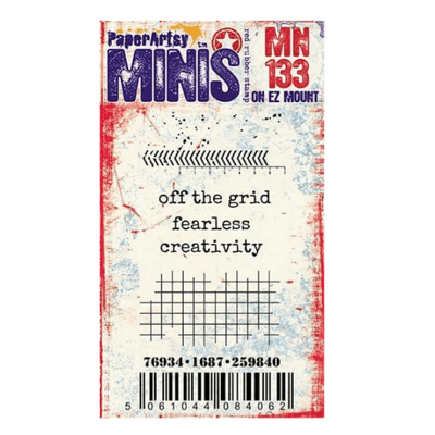 PaperArtsy Ink and the Dog Rubber Stamp Mini 133 - MN133