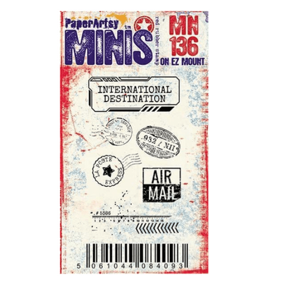 PaperArtsy Ink and the Dog Rubber Stamp Mini 136 - MN136