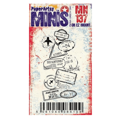 PaperArtsy Ink and the Dog Rubber Stamp Mini 137 - MN137
