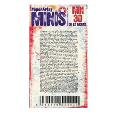 PaperArtsy Ink and the Dog Rubber Stamp Mini 30 - MN30
