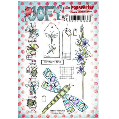 PaperArtsy JOFY Collection 126 Mounted Rubber Stamp Set - JOFY126