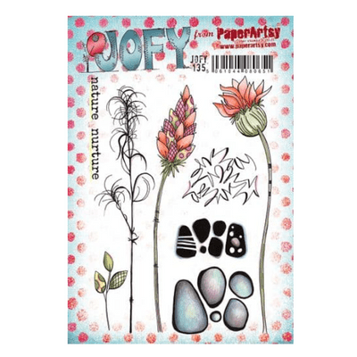 PaperArtsy JOFY Collection 135 Mounted Rubber Stamp Set - JOFY135