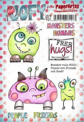 PaperArtsy JOFY Collection 141 Mounted Rubber Stamp Set - JOFY141