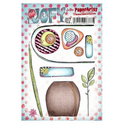 PaperArtsy JOFY Collection 145 Mounted Rubber Stamp Set - JOFY145