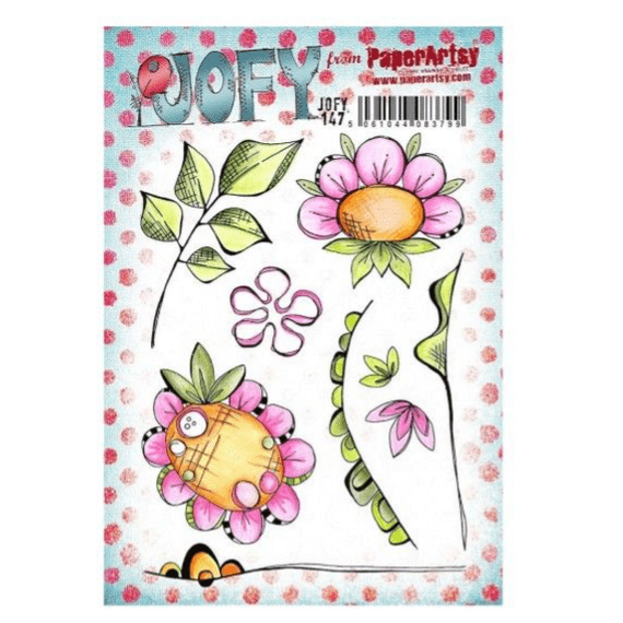 PaperArtsy JOFY Collection 147 Mounted Rubber Stamp Set - JOFY147