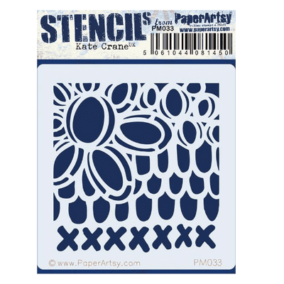PaperArtsy Mini Stencil - Kate Crane 033 - PM033