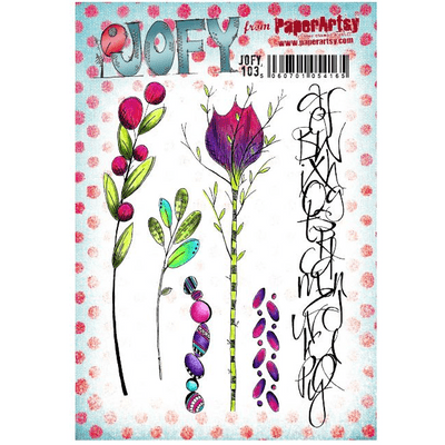 PaperArtsy Mounted Rubber Stamp Set JOFY Collection 103 - JOFY103