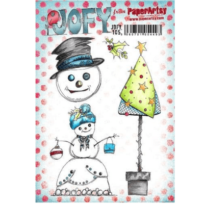 PaperArtsy Mounted Rubber Stamp Set JOFY Collection 105 - JOFY105