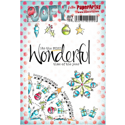 PaperArtsy Mounted Rubber Stamp Set JOFY Collection 109 - JOFY109