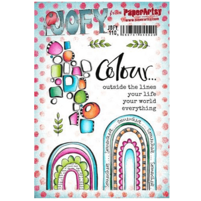 PaperArtsy Mounted Rubber Stamp Set JOFY Collection 110 - JOFY110