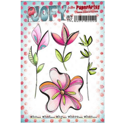 PaperArtsy Mounted Rubber Stamp Set JOFY Collection 112 - JOFY112