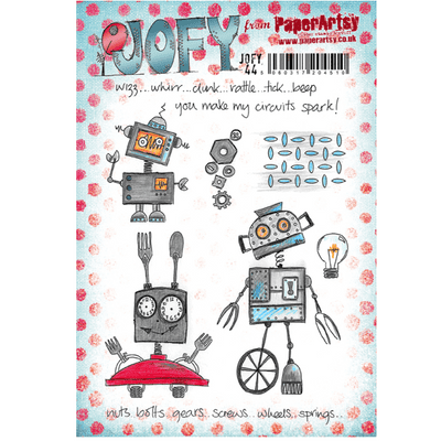 PaperArtsy Mounted Rubber Stamp Set - JOFY Collection 44 - JOFY44