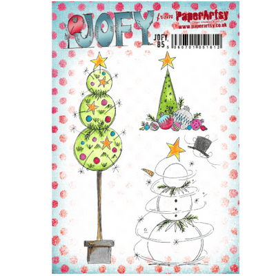 PaperArtsy Mounted Rubber Stamp Set JOFY Collection 85 - JOFY85