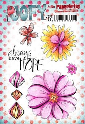 PaperArtsy Mounted Rubber Stamp Set - JOFY Collection 98 - JOFY98