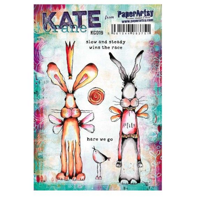 PaperArtsy Mounted Rubber Stamp Set - Kate Crane 019 - KC019
