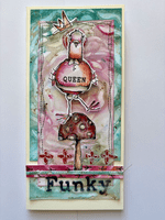 PaperArtsy Mounted Rubber Stamp Set - Kate Crane 023 - KC023