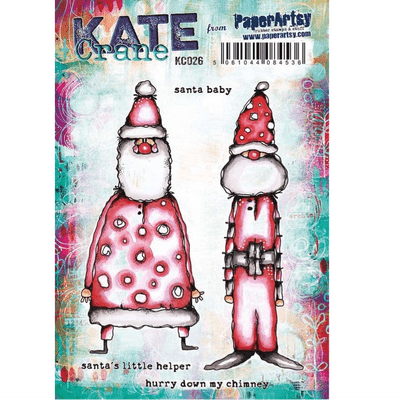 PaperArtsy Mounted Rubber Stamp Set - Kate Crane 026 - KC026