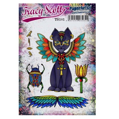 PaperArtsy Mounted Rubber Stamp Set - Tracy Scott 101 - TS101