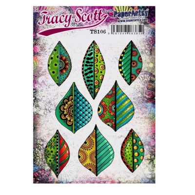 PaperArtsy Mounted Rubber Stamp Set - Tracy Scott 106 - TS106