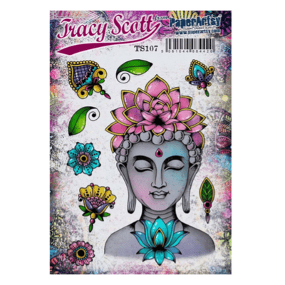 PaperArtsy Mounted Rubber Stamp Set - Tracy Scott 107 - TS107