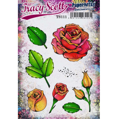 PaperArtsy Mounted Rubber Stamp Set - Tracy Scott 111 - TS111