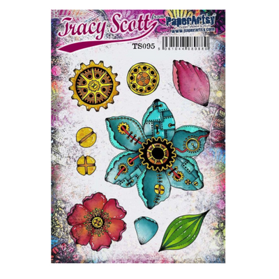 PaperArtsy Mounted Rubber Stamp Set - Tracy Scott 95 - TS095