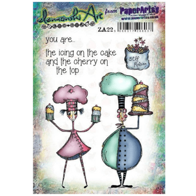 PaperArtsy Mounted Rubber Stamp Set - Zinski Art 22 - ZA22