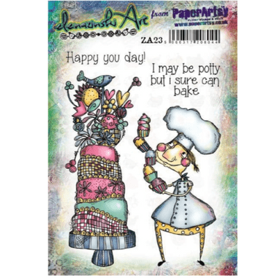PaperArtsy Mounted Rubber Stamp Set - Zinski Art 23 - ZA23