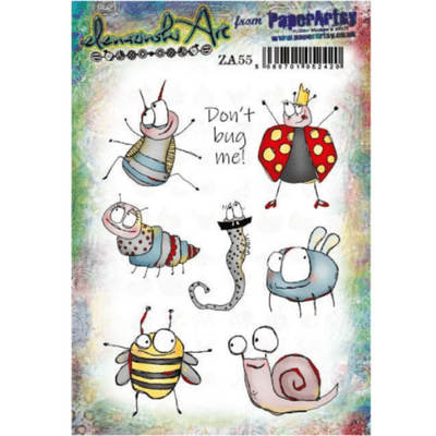 PaperArtsy Mounted Rubber Stamp Set - Zinski Art 55 - ZA55