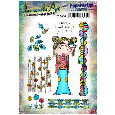 PaperArtsy Mounted Rubber Stamp Set - Zinski Art 64 - ZA64