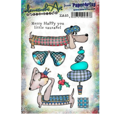 PaperArtsy Mounted Rubber Stamp Set - Zinski Art 65 - ZA65