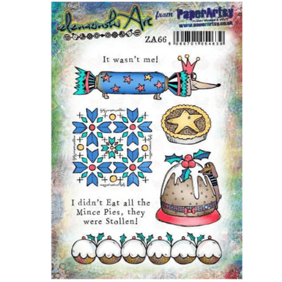 PaperArtsy Mounted Rubber Stamp Set - Zinski Art 66 - ZA66