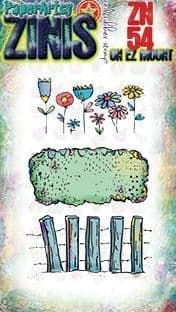 Paperartsy Mounted Rubber Stamp - Zinis 54 - ZN54