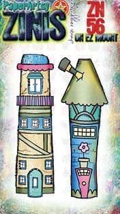 Paperartsy Mounted Rubber Stamp - Zinis 56 - ZN56