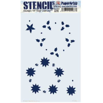 PaperArtsy PA Stencil Large E³ - Kay Carley 282 {EKC} - PS282